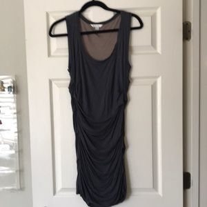 Cabi medium grey mini dress or long shirt